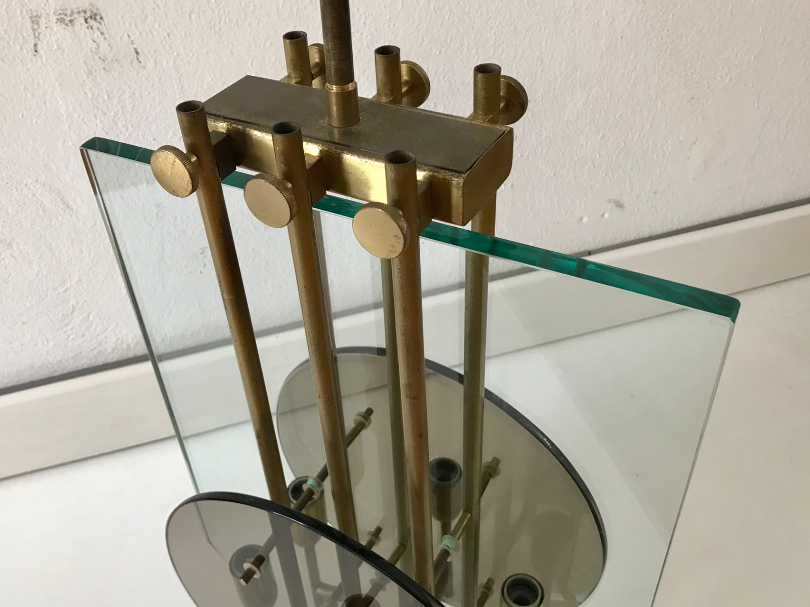 1960s Modernist Italian Ceiling Light