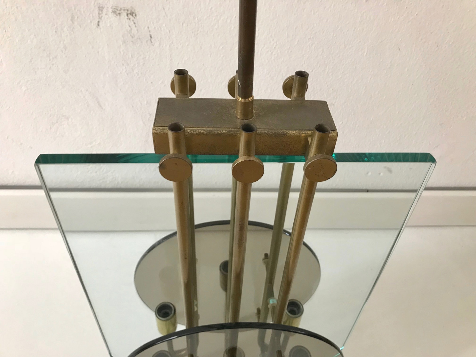 1960s Modernist Italian Ceiling Light