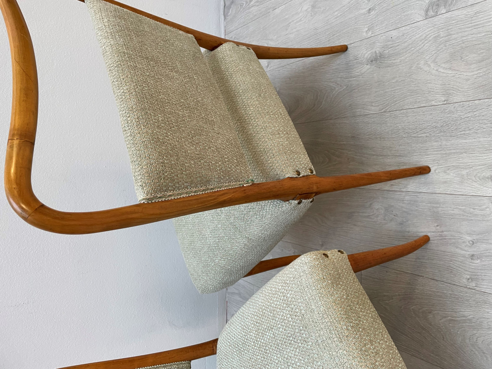1950s Pair of Small Armchairs attr. to G.Ulrich