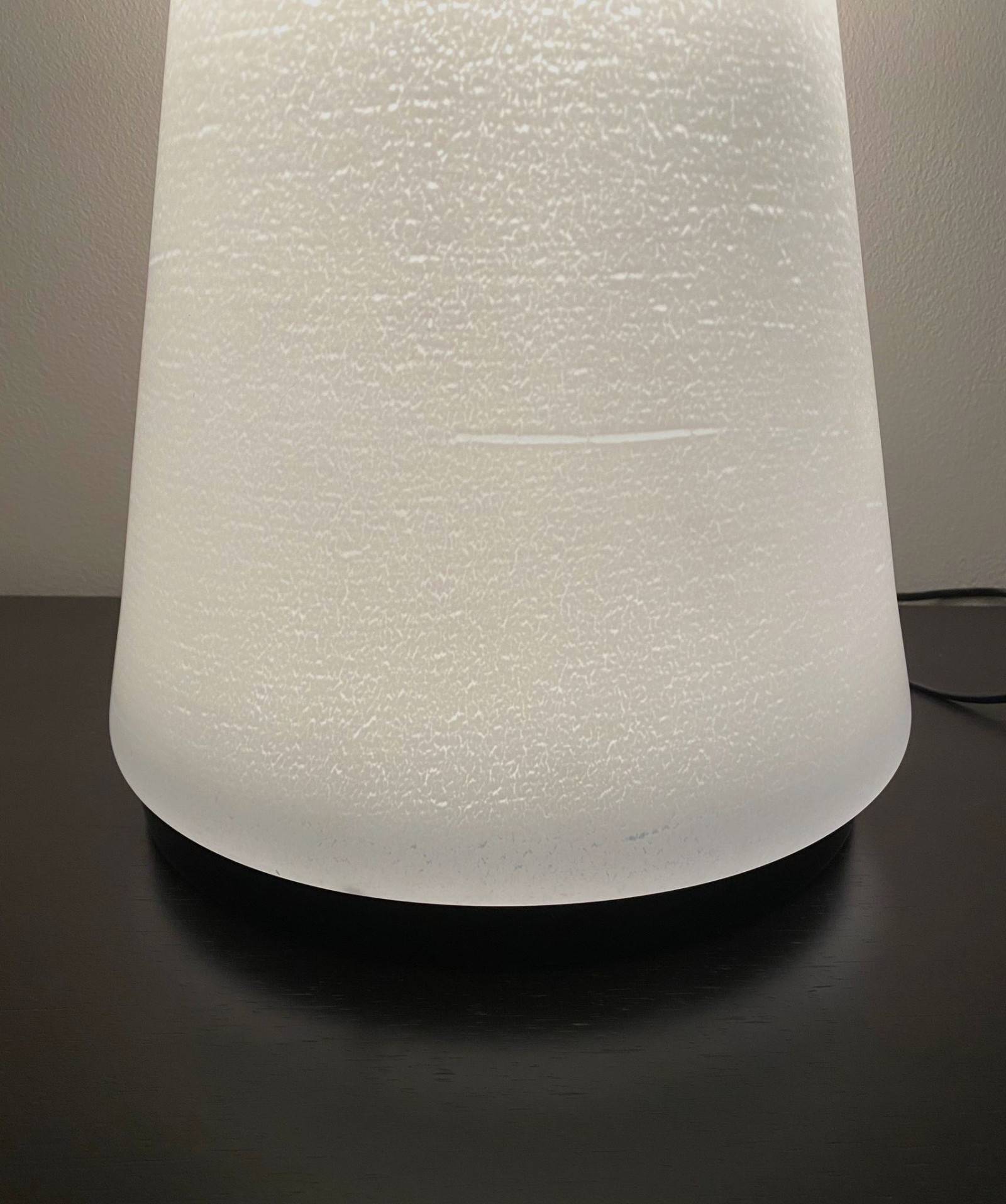 1970s Very Tall Murano Glass Lamp