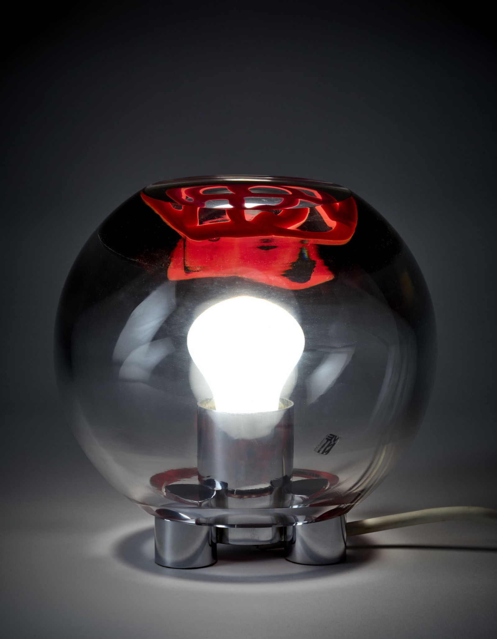 1960s Rare Table  Lamp Mod. Grata by Venini 