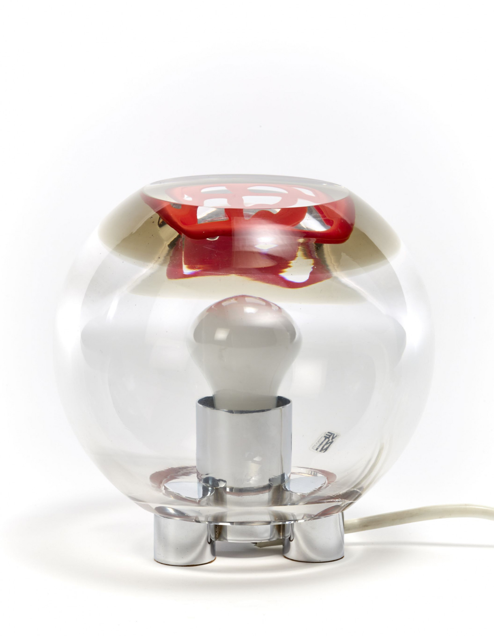 1960s Rare Table  Lamp Mod. Grata by Venini 