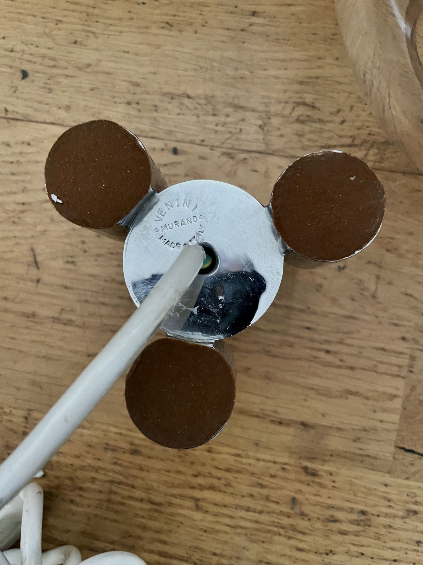 1960s Rare Table  Lamp Mod. Grata by Venini 