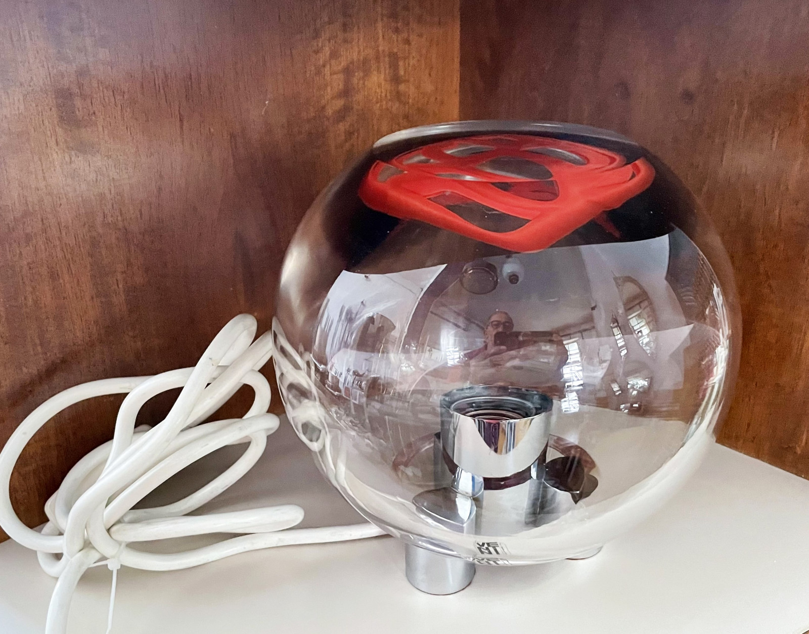 1960s Rare Table  Lamp Mod. Grata by Venini 