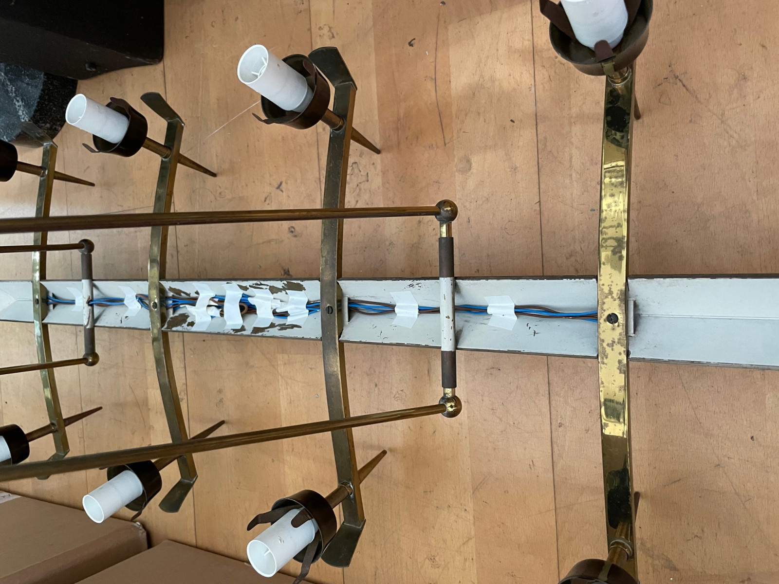 Mid Century French Cealing Light - Attr. to Maison Arlus