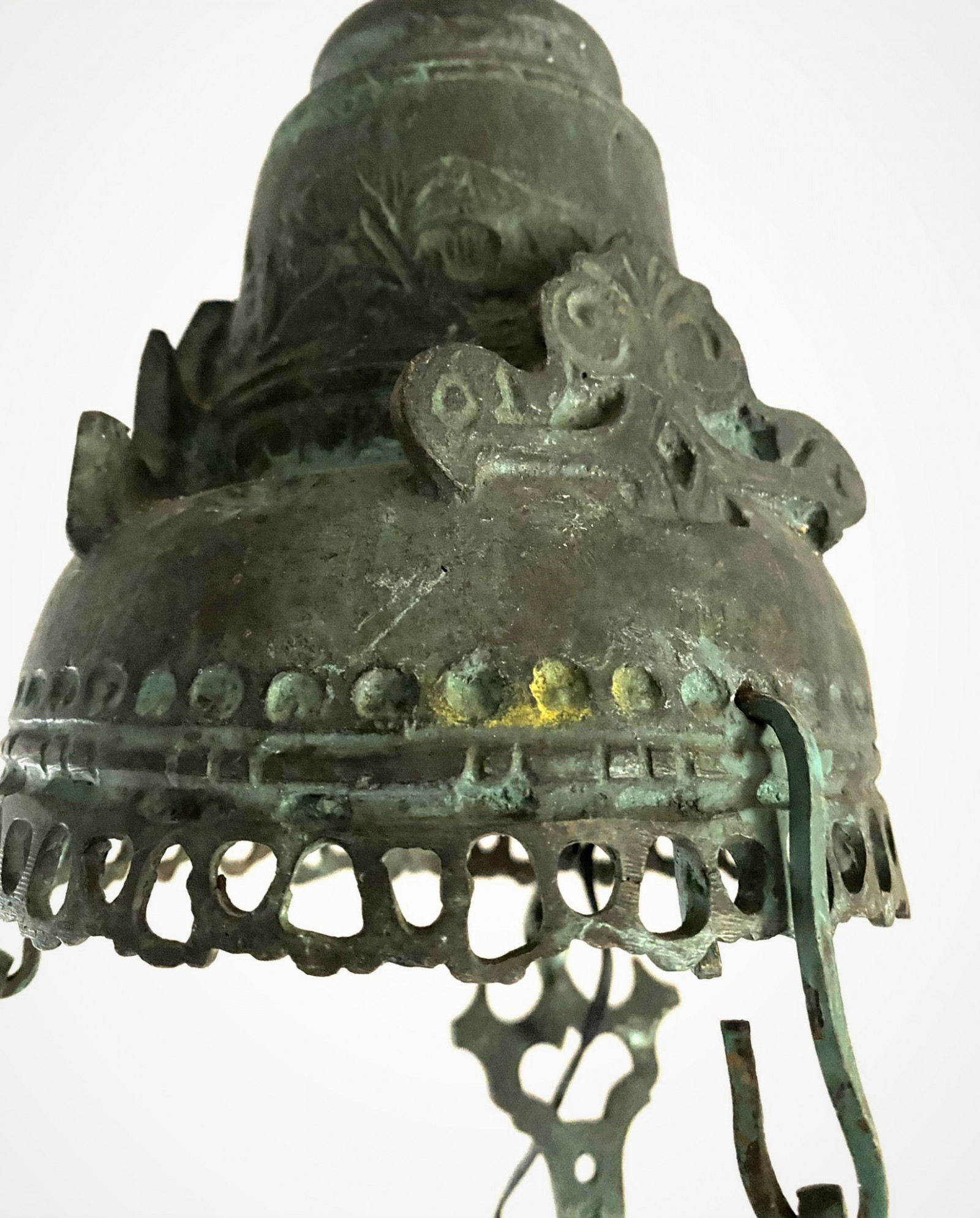 Early -20th Century - Italian Ceiling Light in Bronze 