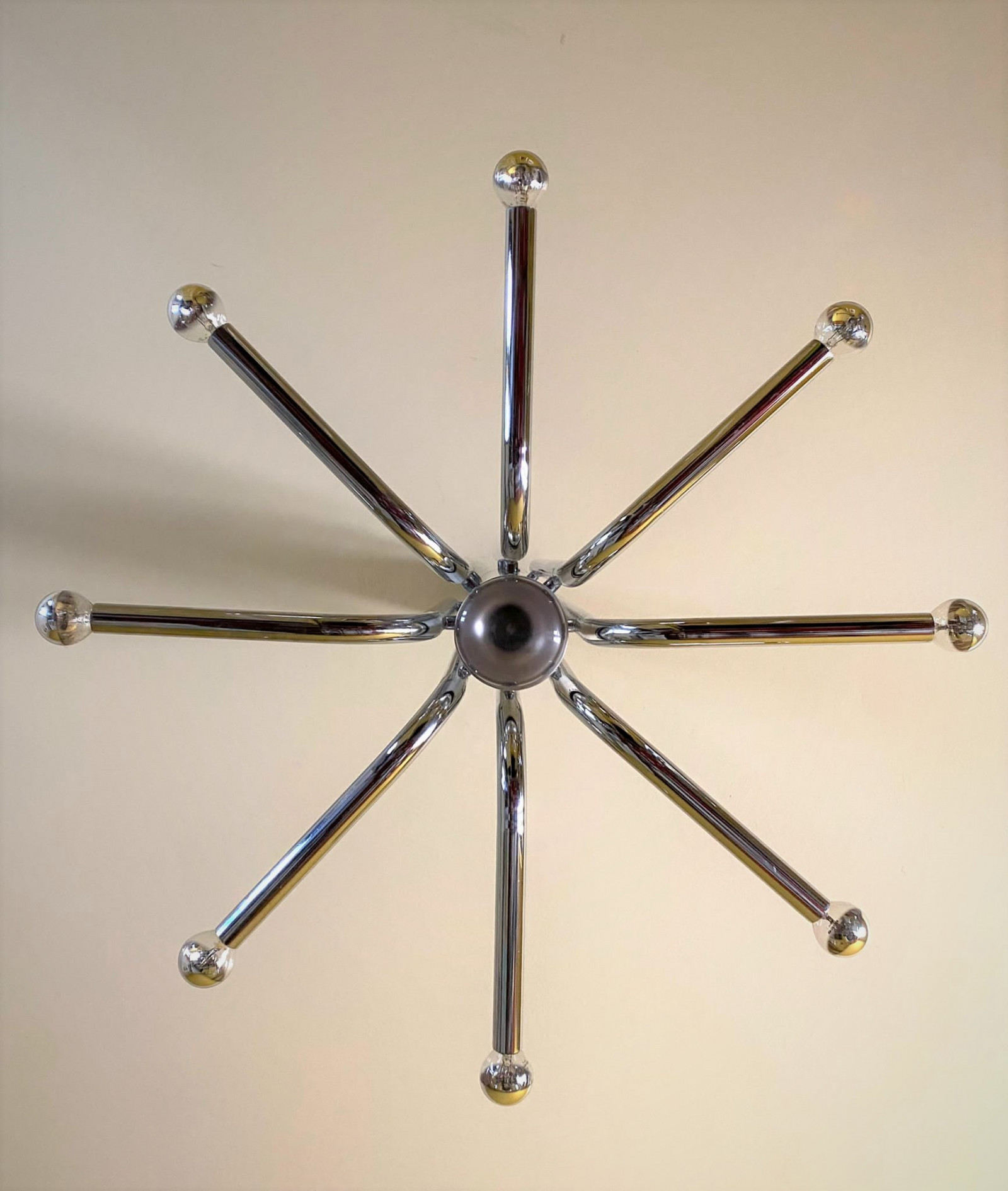 Late 1960s - Space Age - Italian Ceiling Light 