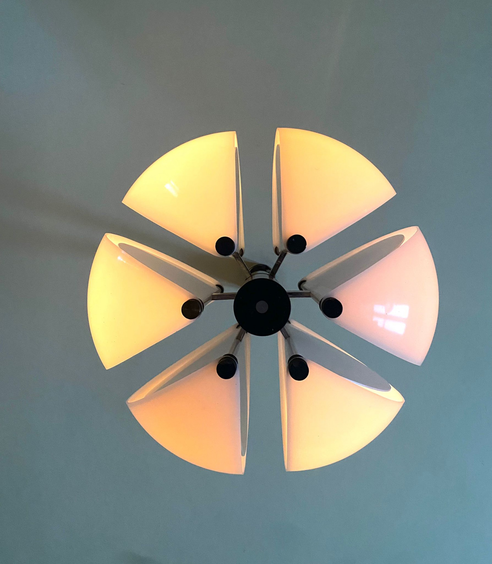 Rare 1960s Stilnovo Ceiling Light 