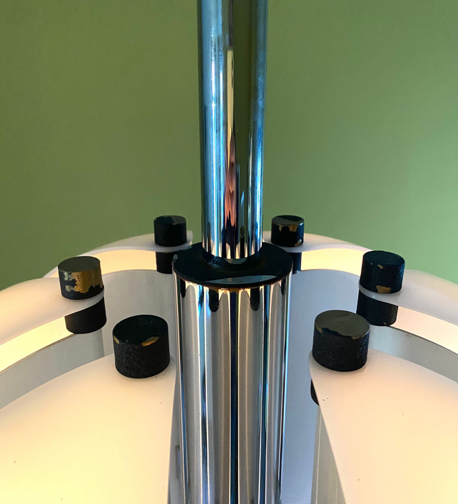 Rare 1960s Stilnovo Ceiling Light 