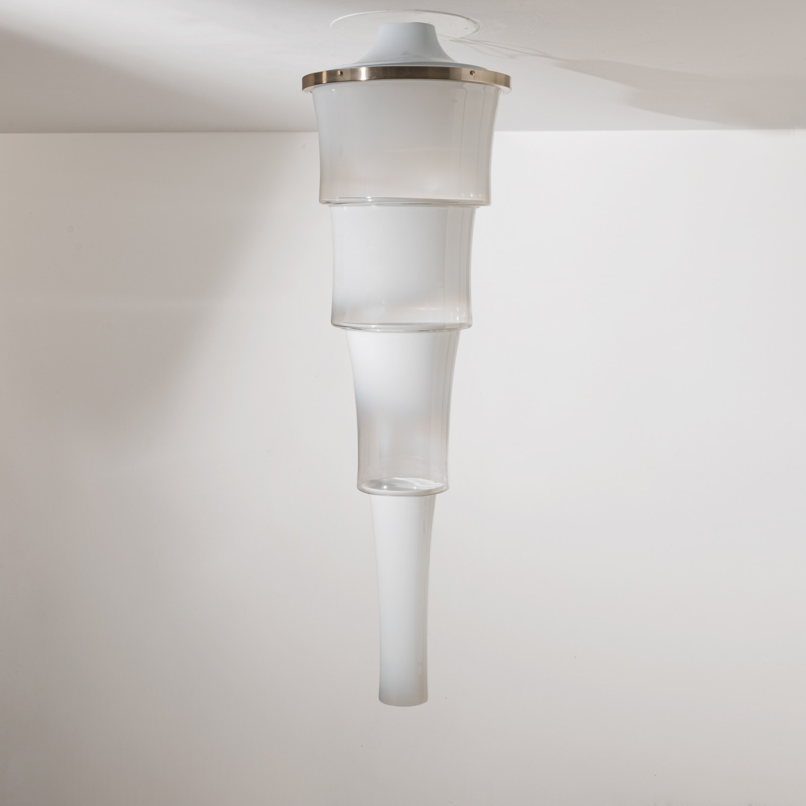 1967 Pagoda Ceiling Light by A. Mangiarotti for Vistosi