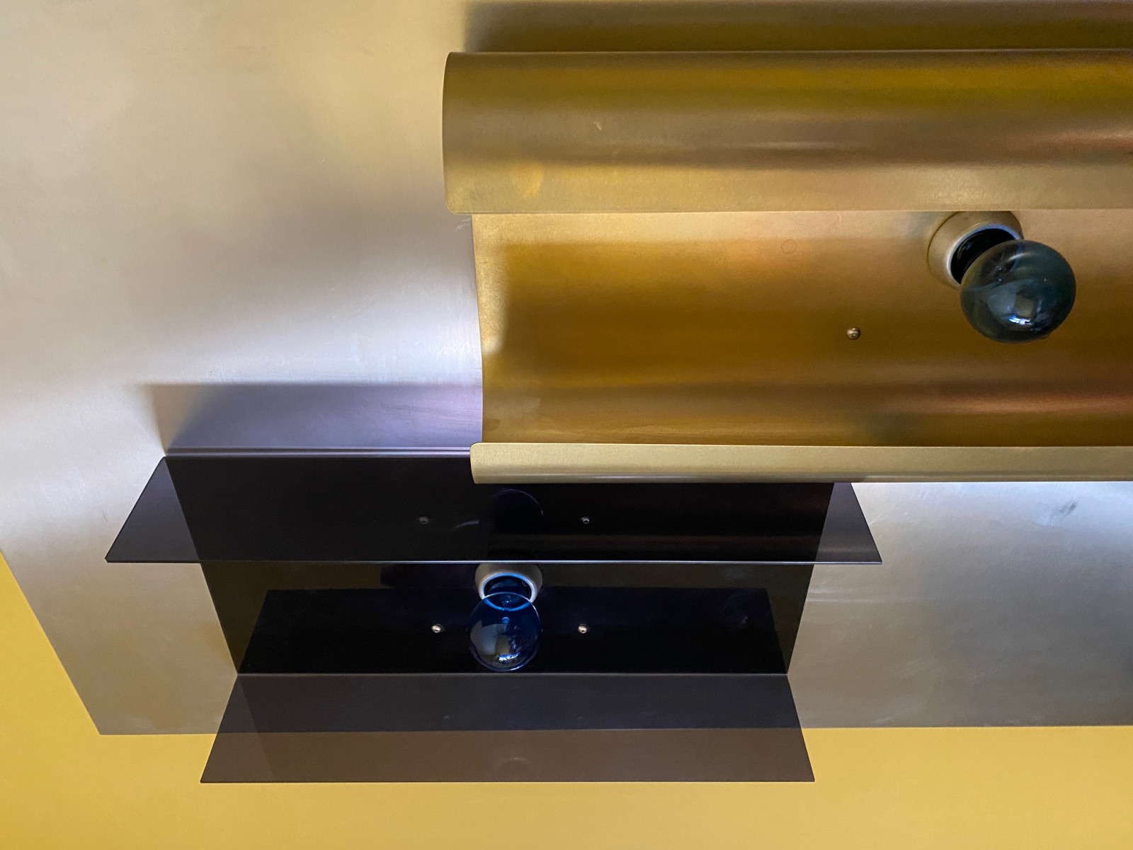 1970s  Large Italian Decorative Light Panel /Wall Light 