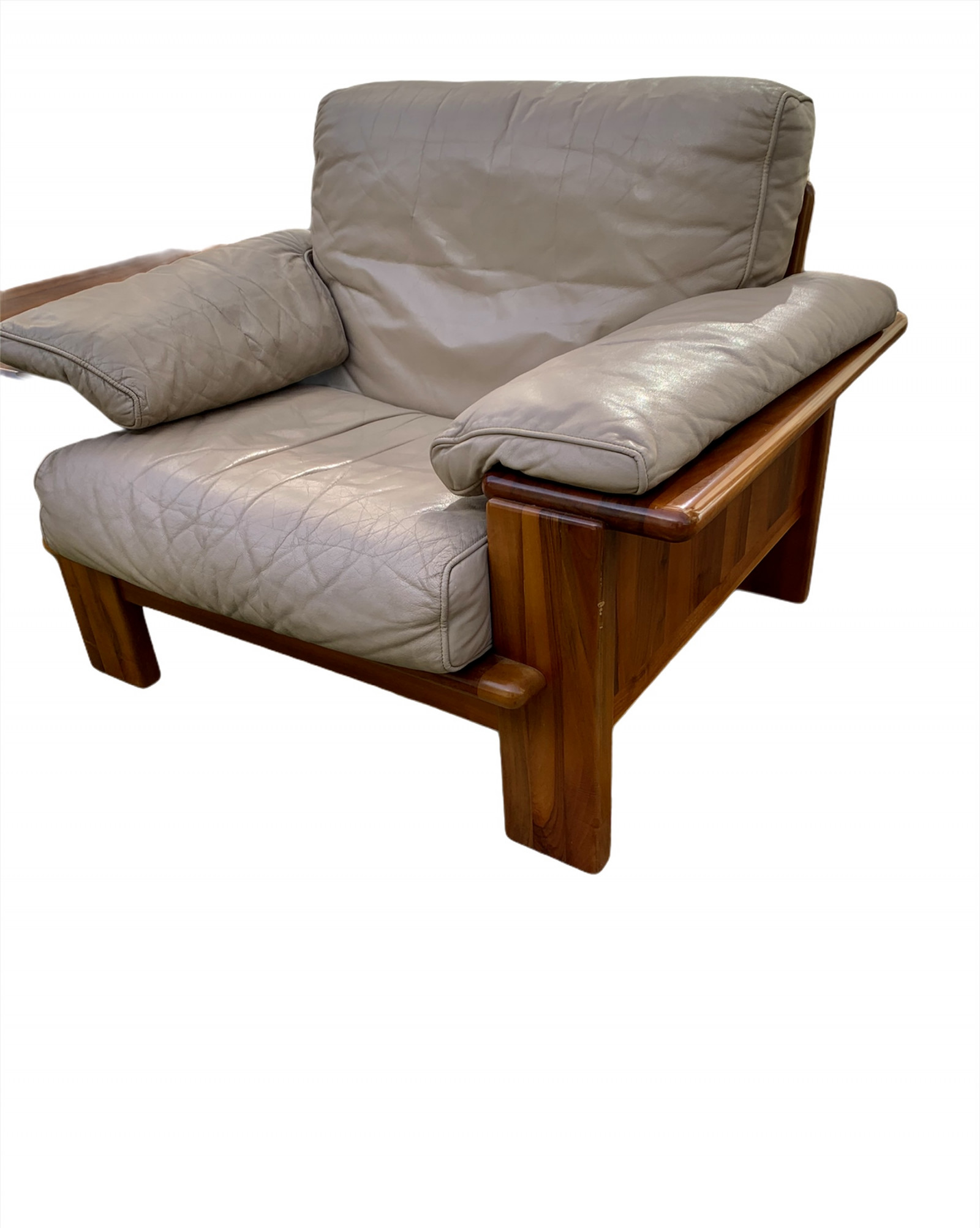 1960s Pair of Large Armchairs attr to Mario Marenco