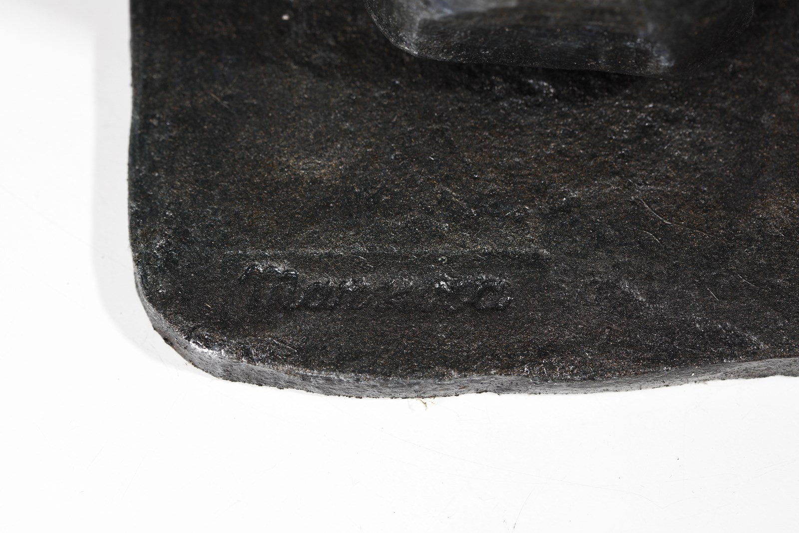 Large 70s Brutalist Wroght Iron Lamp by Salvino Marsura