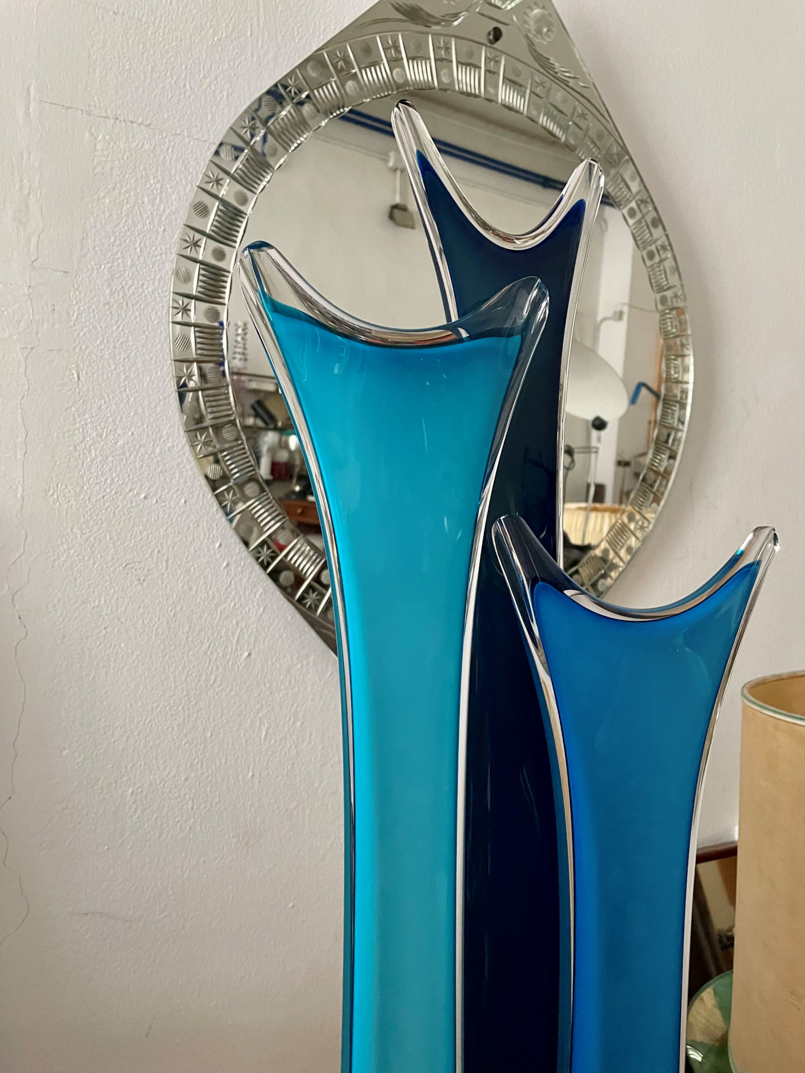 Glass Sculpture by Rachel Woodman from the - Out of the Darkness I -