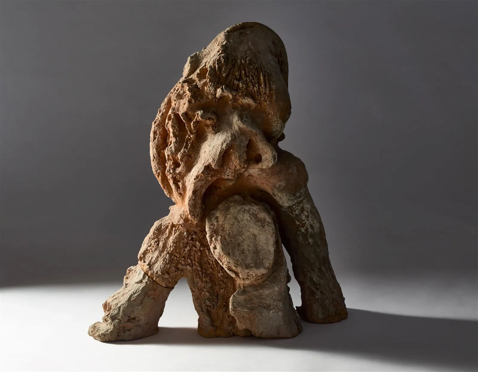 1960s Terracotta Sculpture by Serge Vandercam