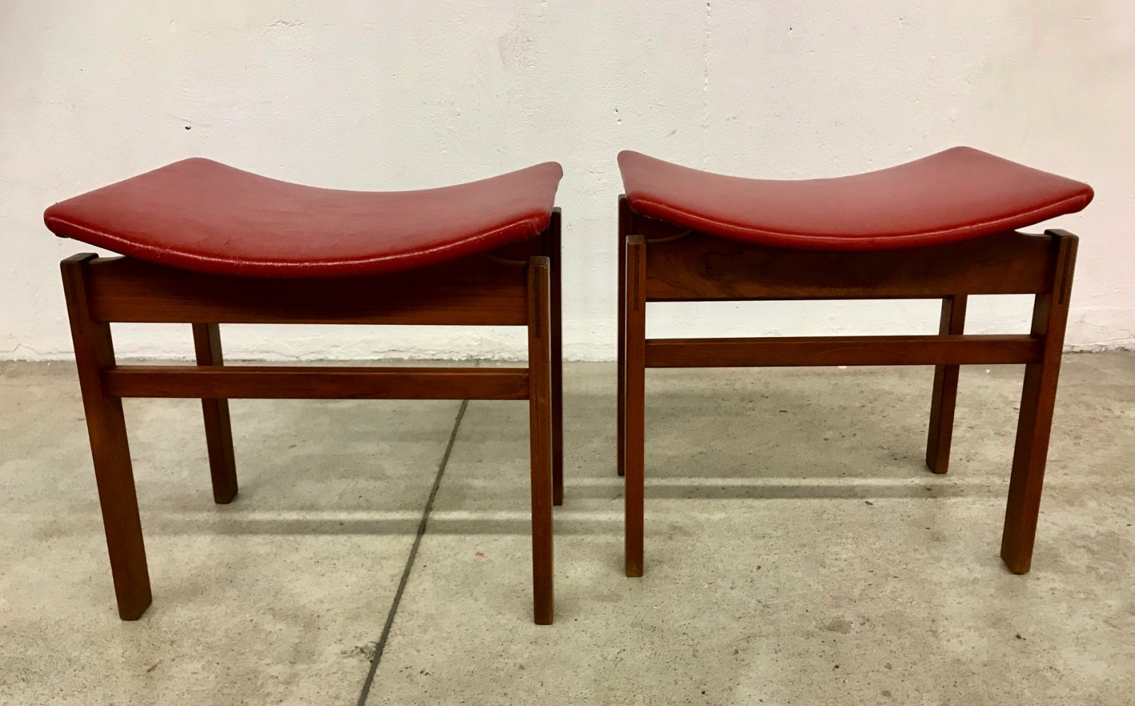Pair of Stools by Inger Klingenberg - France & Son