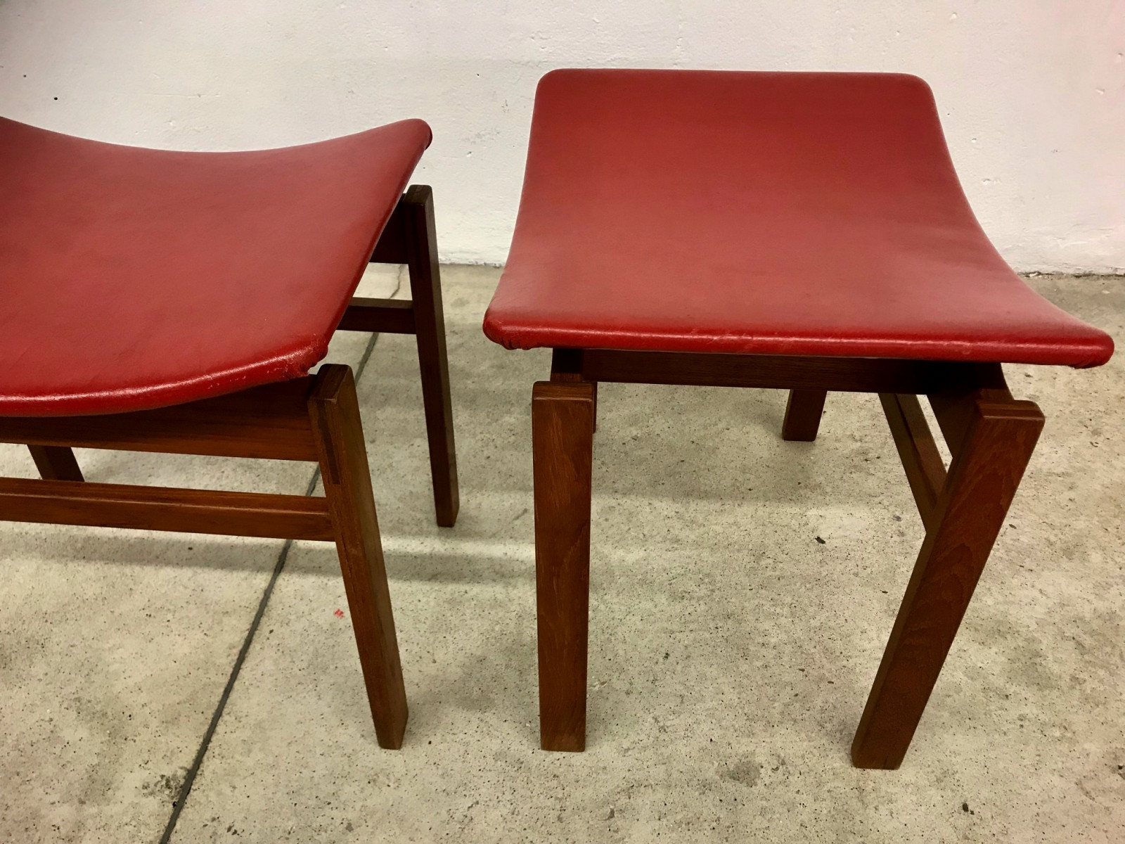 Pair of Stools by Inger Klingenberg - France & Son