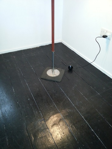 Stilnovo floor lamp with glass top