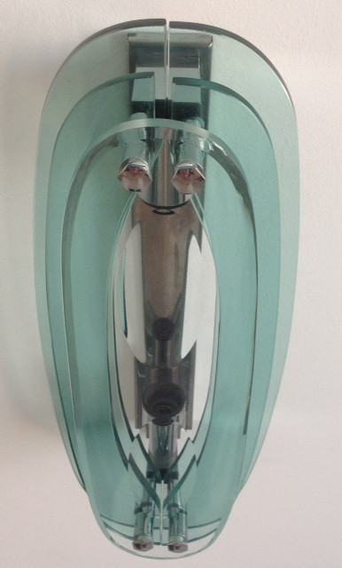 Pair of 1960's Appliques in glass 