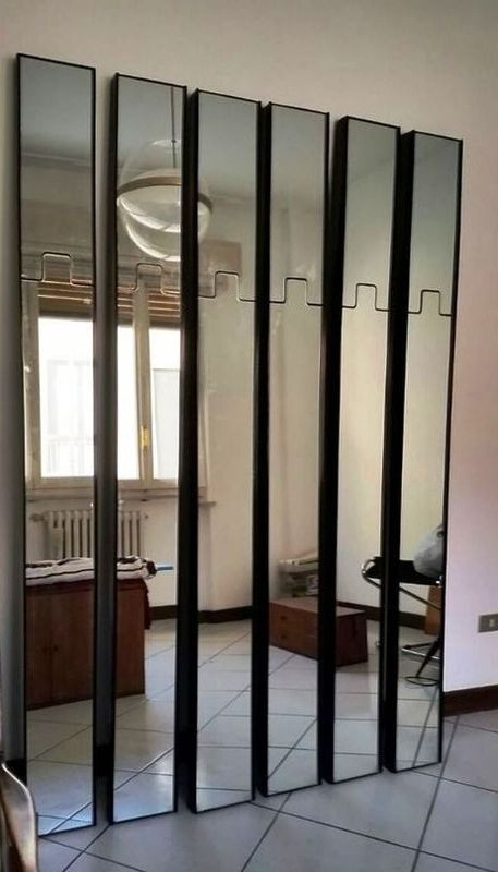 1970's - GRONDA - Wall mounted Coat Hanger/Mirrorss by Luciano Bertoncini