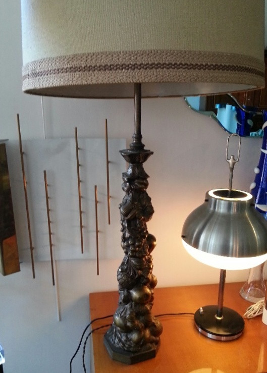 Late 1940's Bronze Table Lamp