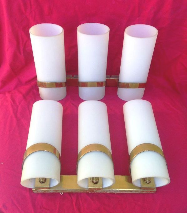 1960's Pair Of Wall Lights By Fontana Arte 