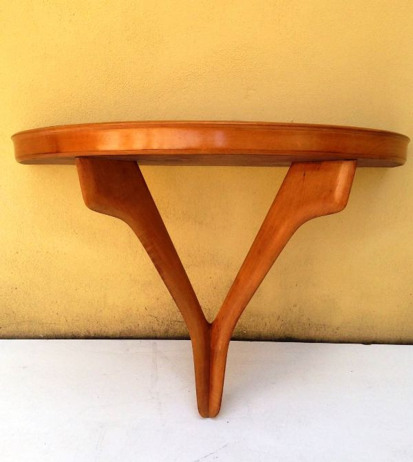 1950s Italian Small Consoles or Bed Side Tables Attributed to Cesare Lacca