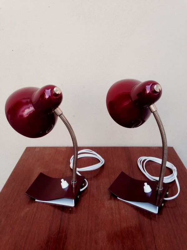 1960's "Stilnovo " Pair of Bed Side Table Lamps
