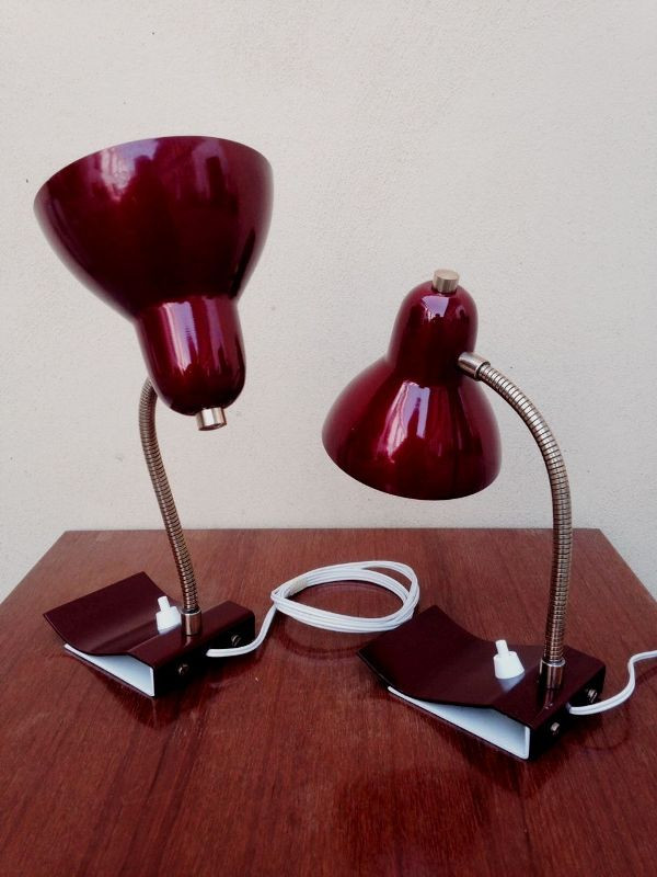 1960's "Stilnovo " Pair of Bed Side Table Lamps