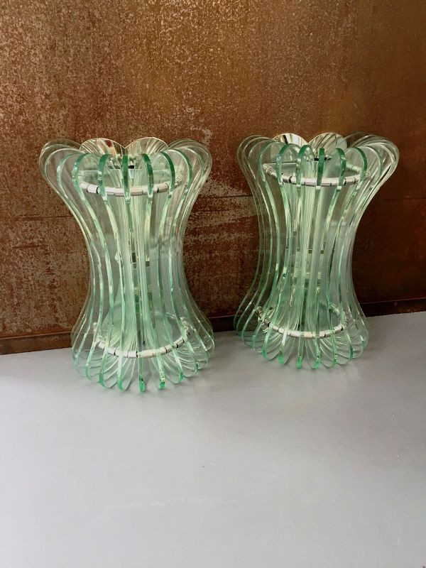 1970's Pair Of Wall Light By Velca