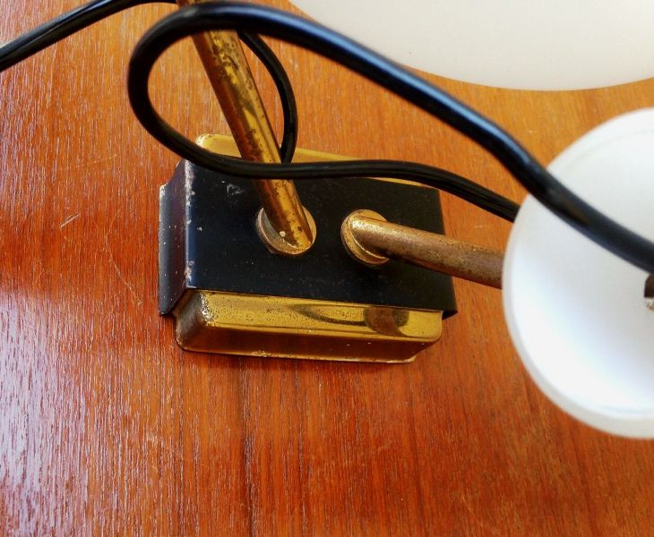 1950's Pair Of Stilnovo Wall Lights