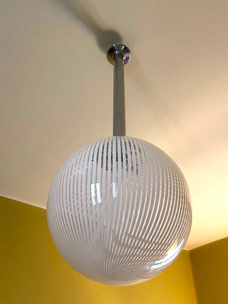 1970s- Tessuto - Venini Pendant 