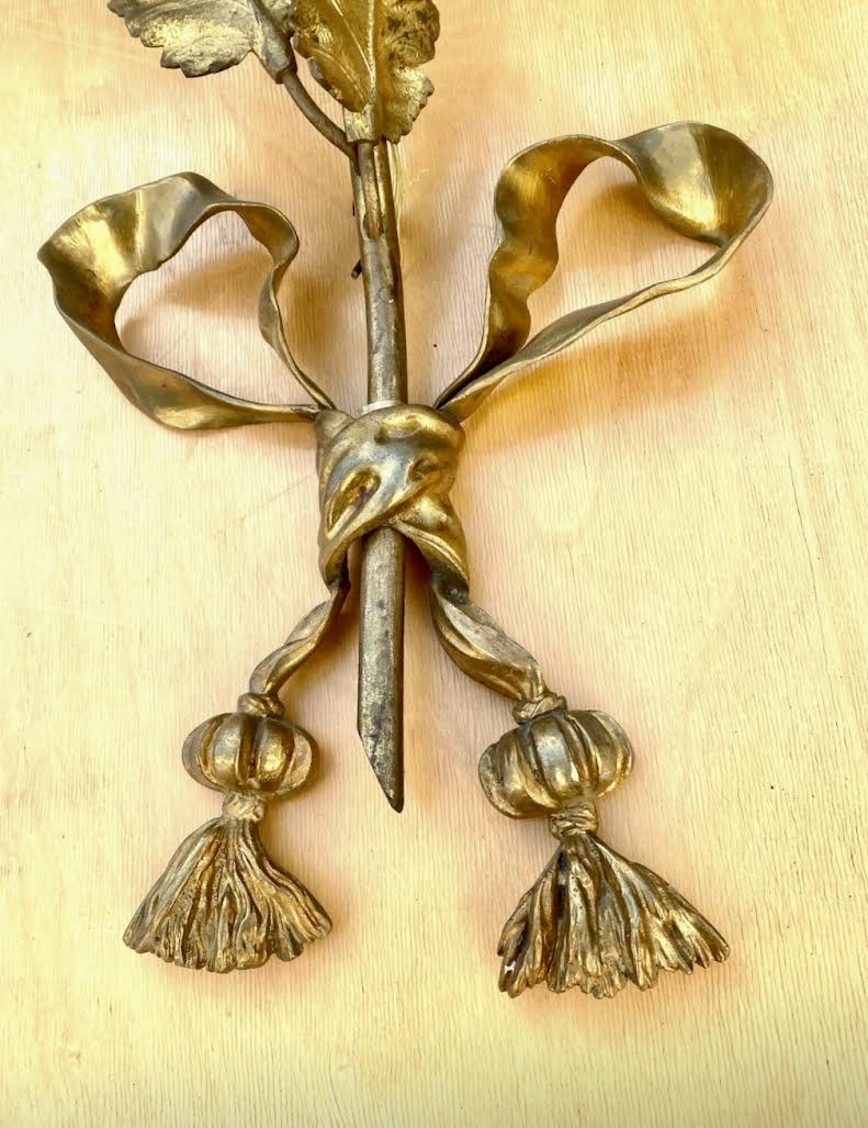 Large 1940s French Wall Lights