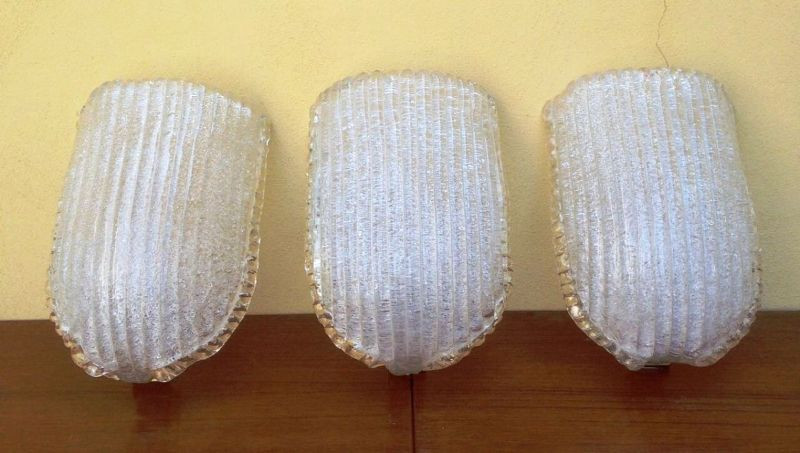 1950's Pair of  Barovier  Wall Lights