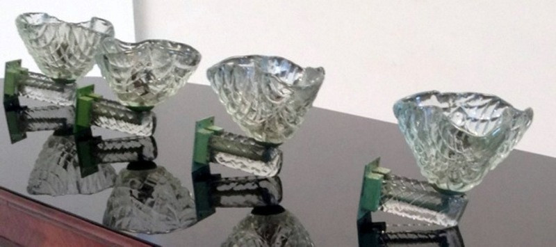 1940's - Barovier - Set Of Four Wall Light