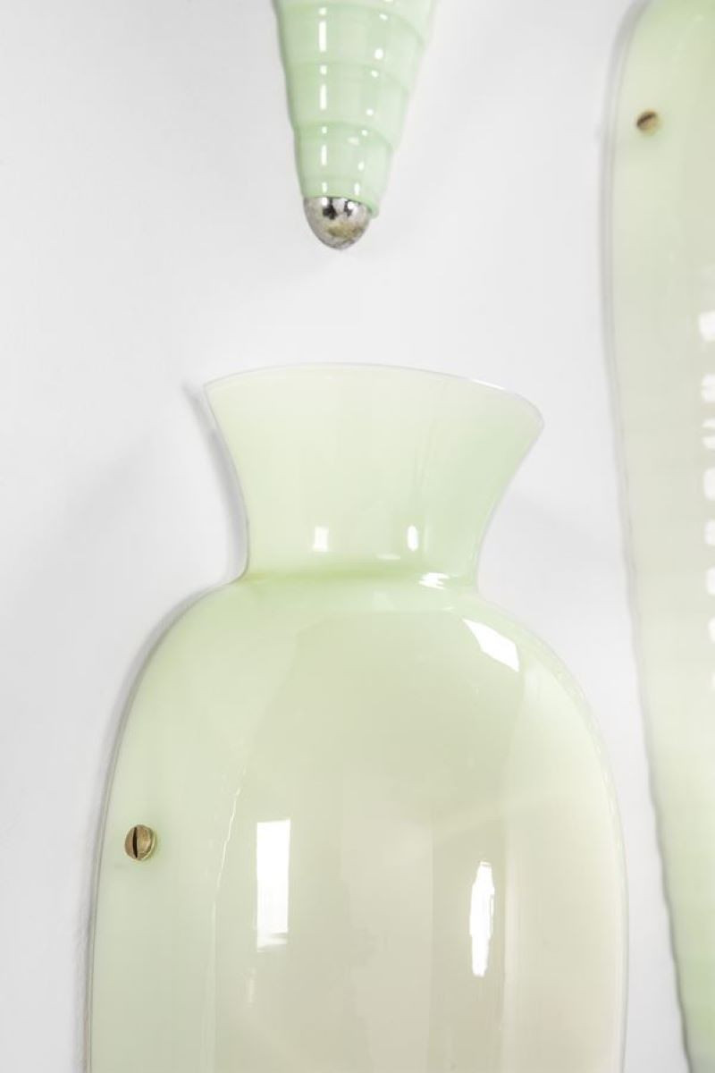 4 Amazing and  Large Wall Lights by Venini 