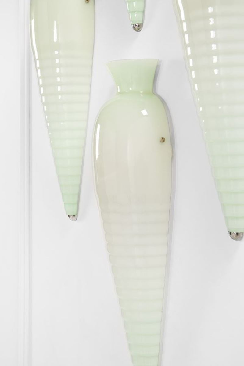 4 Amazing and  Large Wall Lights by Venini 