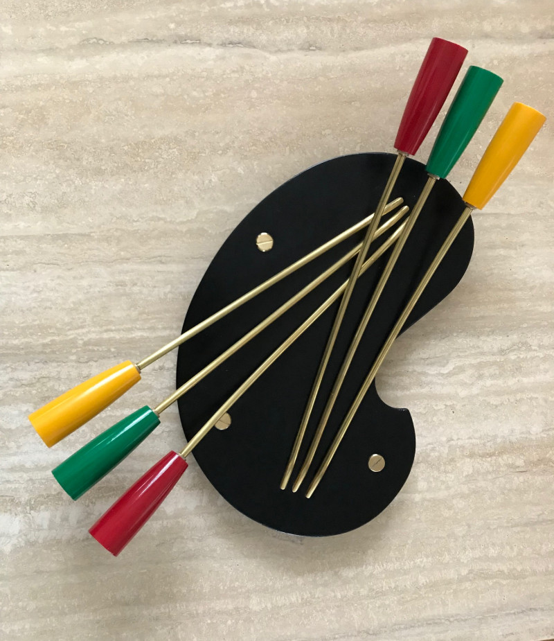 Palette - 1950s Large  Wall Light 