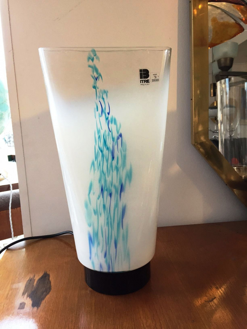 1970s Table Lamp by- ITRE-Murano Glass     ITEM ON SALE £625