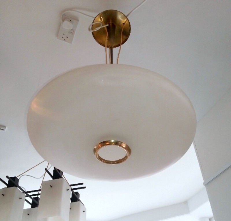 Elegant 1950s Bruno Chiarini  pendant 