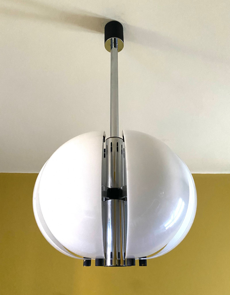 Rare 1960s Stilnovo Ceiling Light 