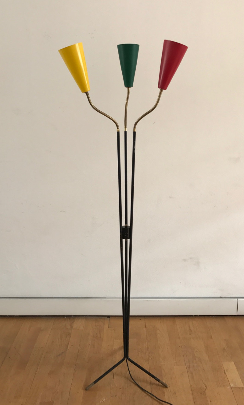 1950s -Stilux -Three Cones Floor Lamp   ITEM ON SALE £ 1050