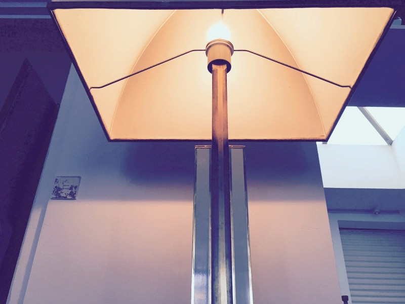 1970's Floor Lamp attributed to Romeo Rega