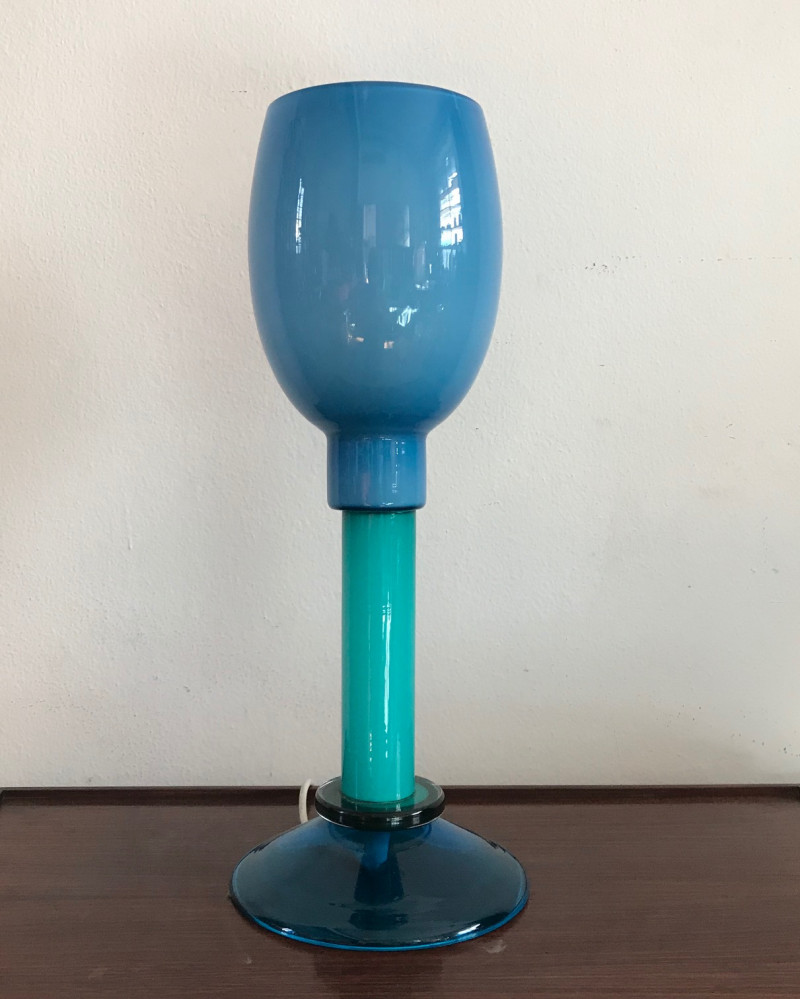 Large Post Modern table Lamp attr. to Ettore Sottsass