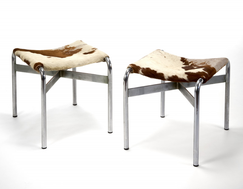 1930s Pair of Stools by Figini e Pollini