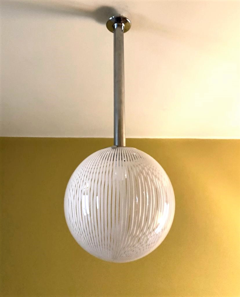 1970s- Tessuto - Venini Pendant 