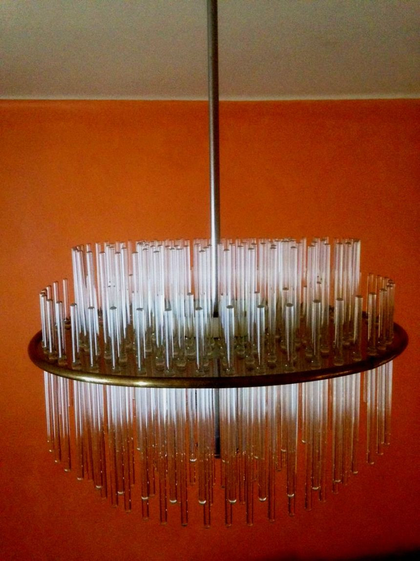 1970s Ceiling Light -Pendant by Sciolari  