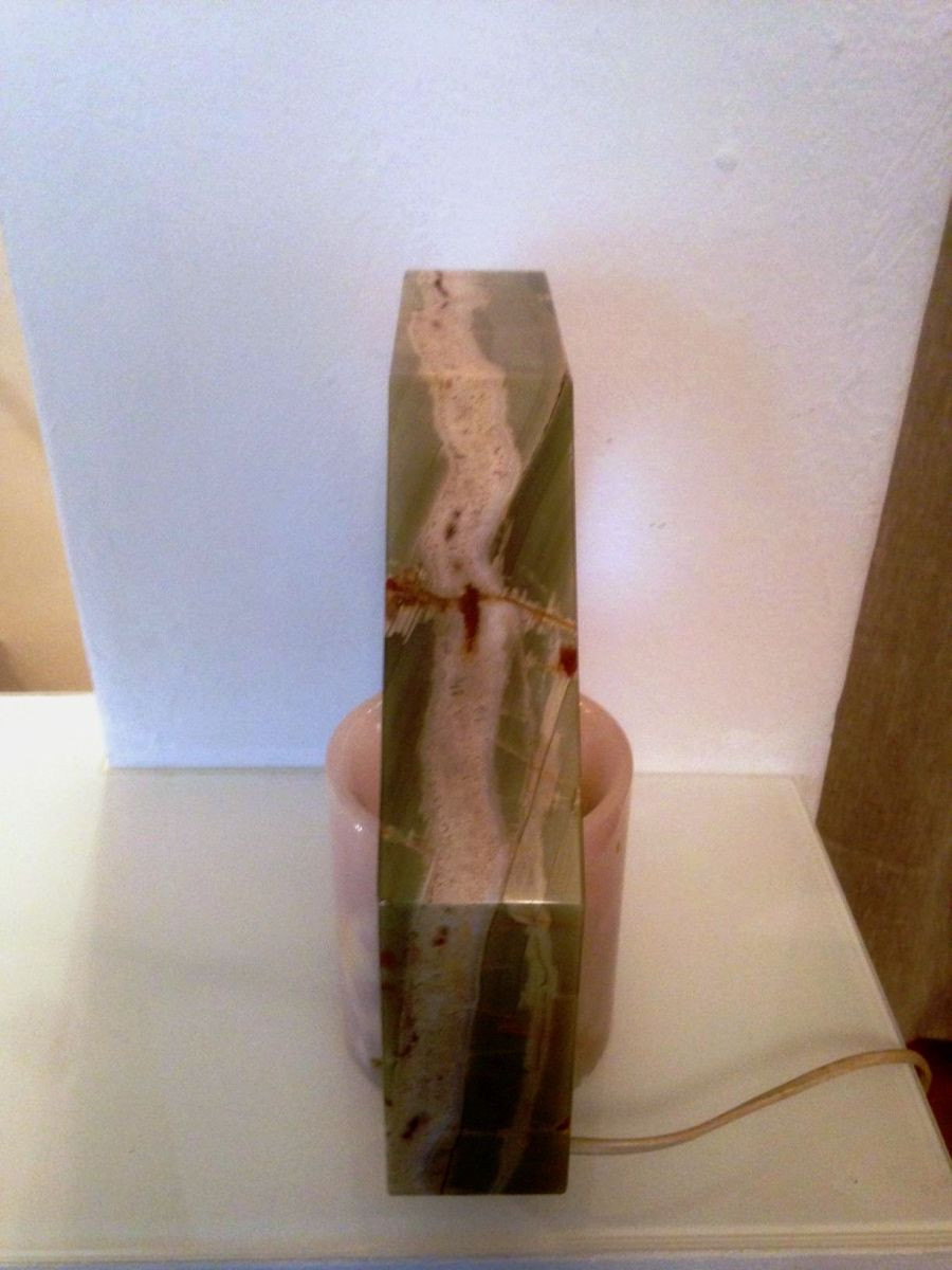 1960's Table Lamp in Onyx 