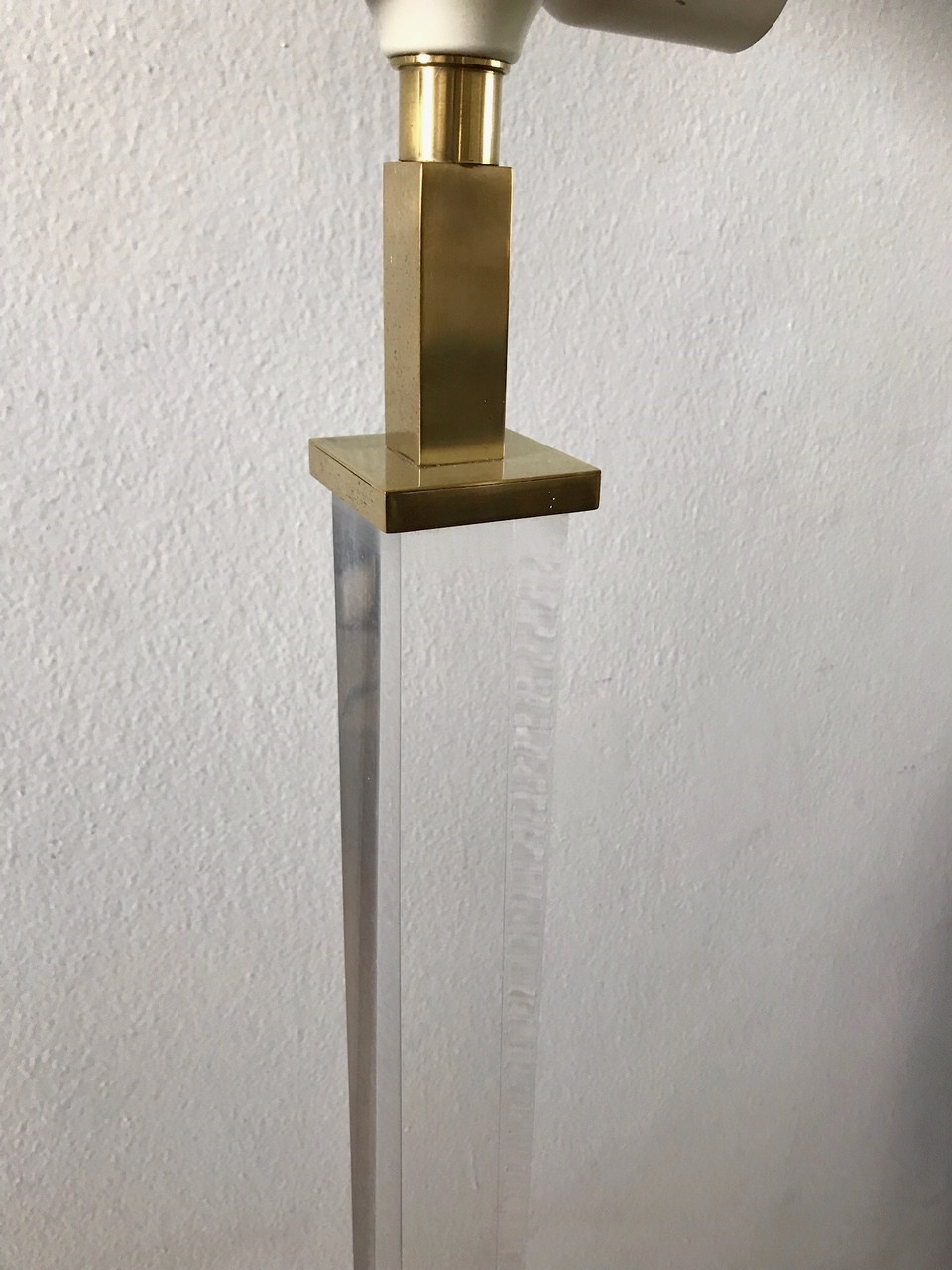 1970s Floor Lamp in Pleyglass x