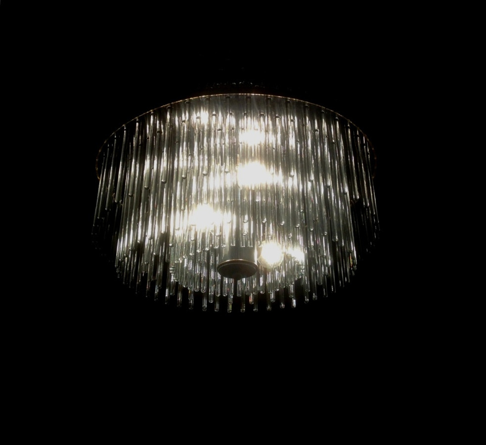 1970s Ceiling Light -Pendant by Sciolari  